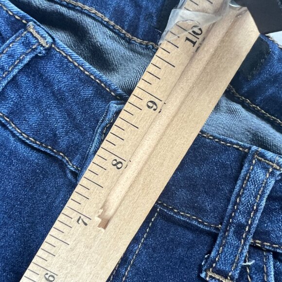 Judy Blue Jean Women 28x25* Crop Flare Skinny Mid Rise Blue Stretch Denim Tag 28 - Picture 15 of 16